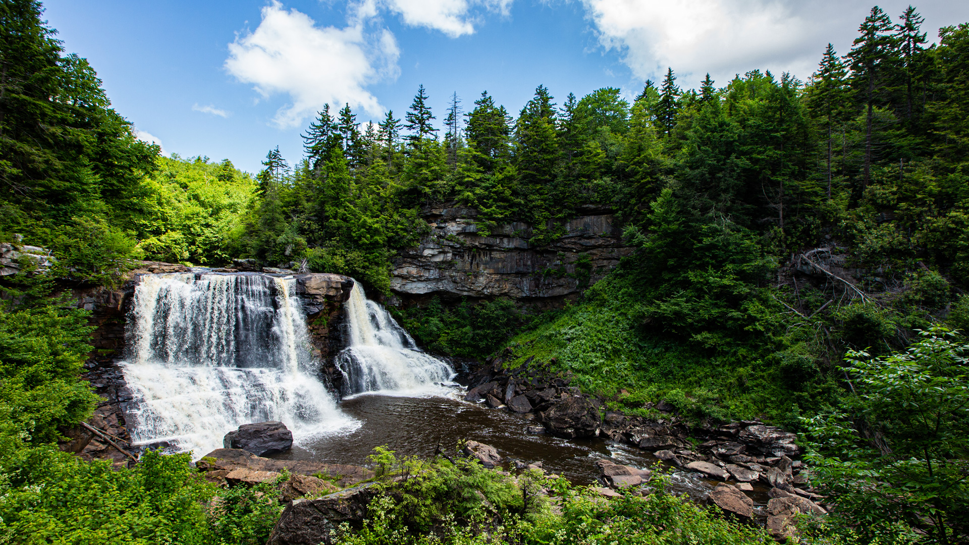 Blackwater Falls in West Virginia